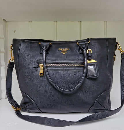 Prada leather shoulderbag