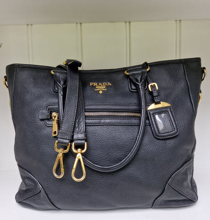 Prada leather shoulderbag