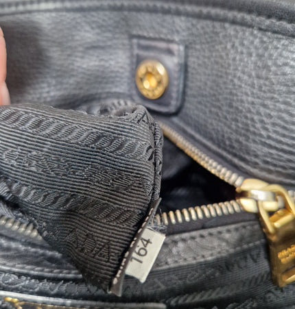 Prada leather shoulderbag
