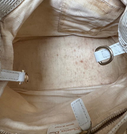 Dior lady Dior double handle handbag