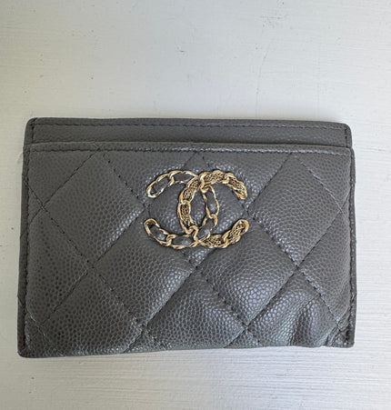 Chanel CC logo card holder