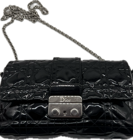 Dior miss Dior patent crossbody leather bag