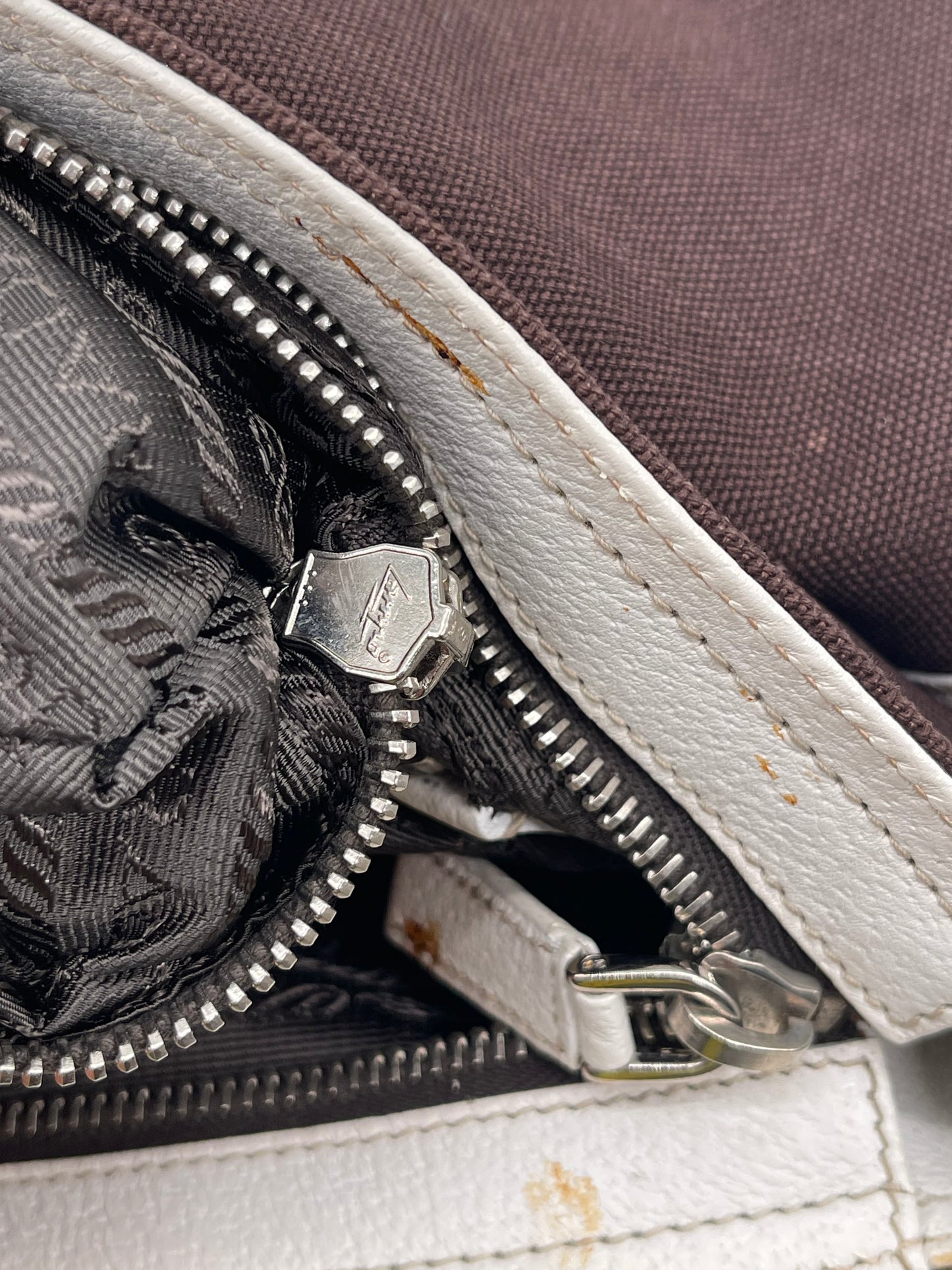 Prada pocket shoulder bag