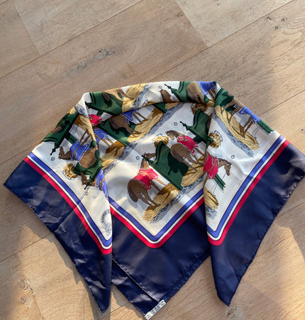 Hermes silk Ecuries scarf