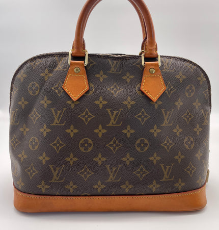 Sac à main Louis Vuitton Alma en toile monogrammée