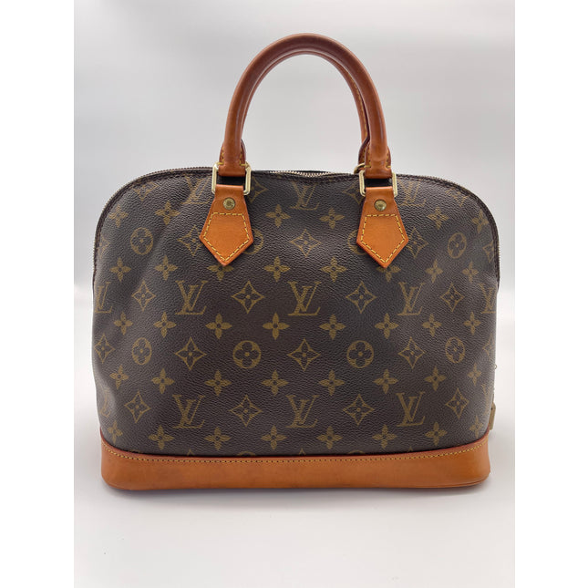 Louis Vuitton alma monogram canvas handbag
