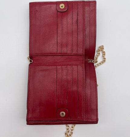 FENDI mini wallet with added chain strap