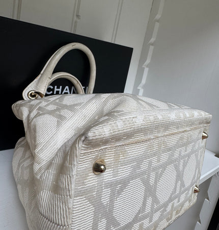 Dior lady Dior double handle handbag