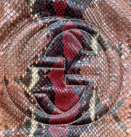 Gucci Soho phyton leather shoulder bag