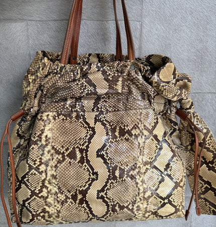 Prada phyton shoulder bag