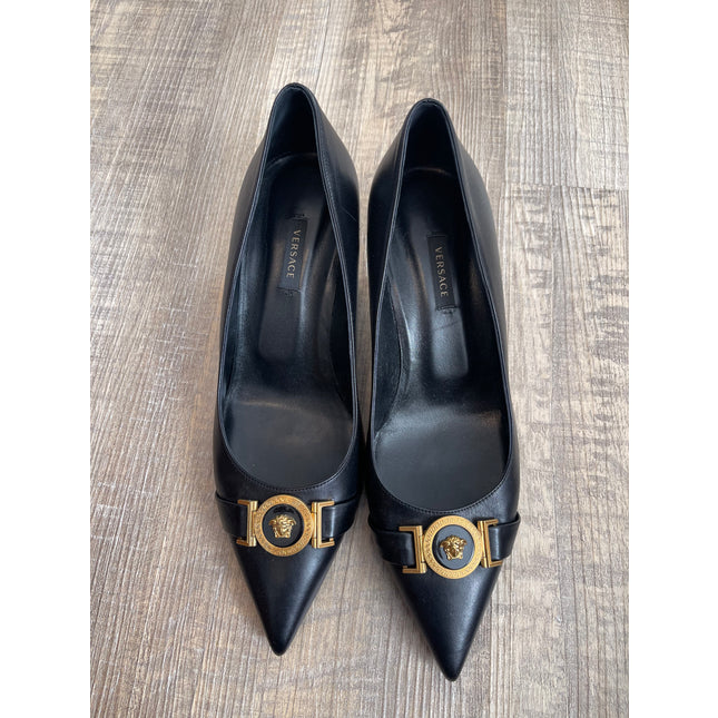 Versace kitten heels