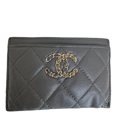 Chanel CC logo card holder