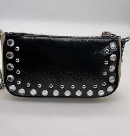 PRADA mini saffiano leather shoulder bag