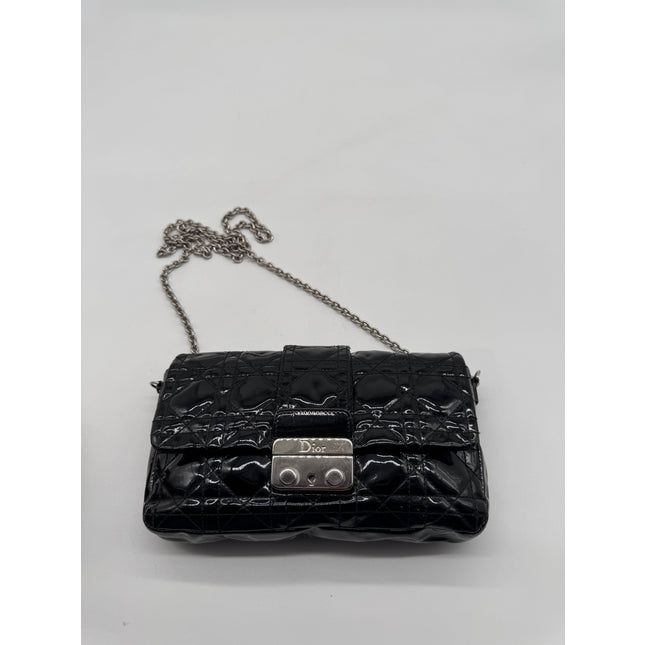 Dior miss Dior patent crossbody leather bag