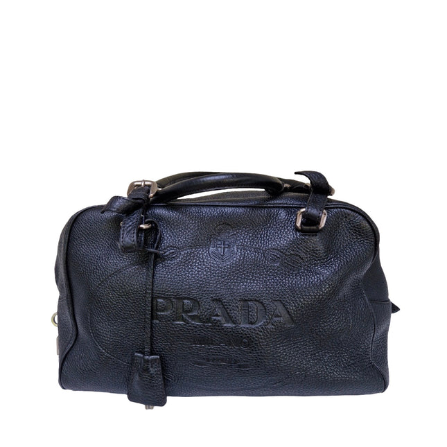 Prada vitello leather handbag