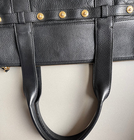 GIANNI VERSACE medusa head leather bag