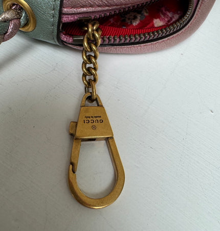 Gucci laminated crossbody bag