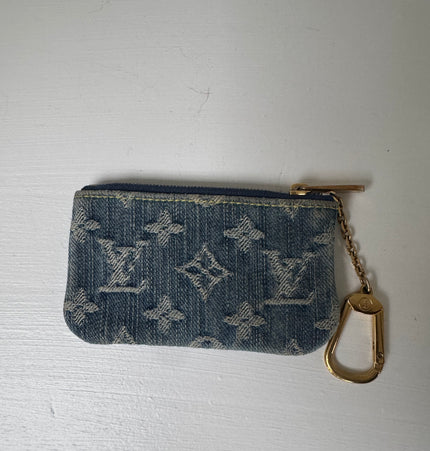 Louis Vuitton Monogram Denim Key Pouch