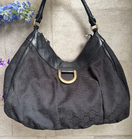 Gucci d ring shoulder bag