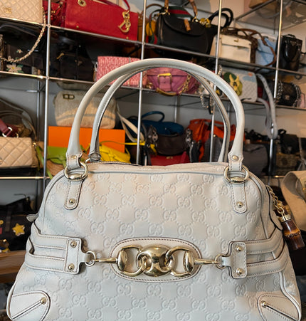 Gucci Horse bit shoulder bag