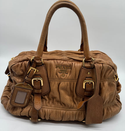 Dior deer skin leather bag