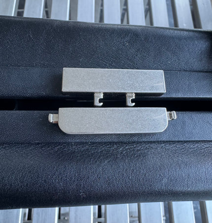 Prada top handle kiss lock handbag