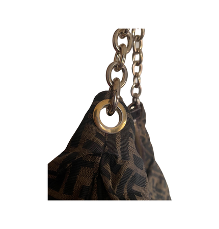 FENDI  large zucca shoulder bag