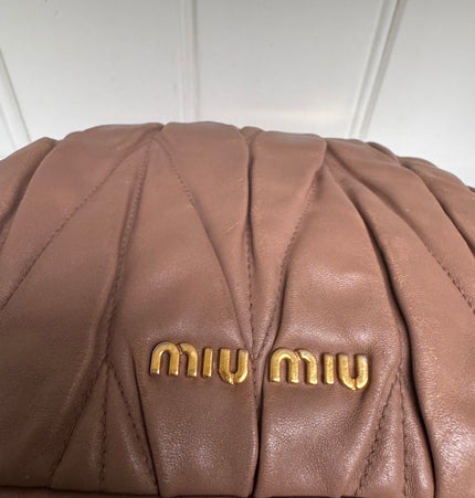 Miu Miu kiss lock crossbody bag