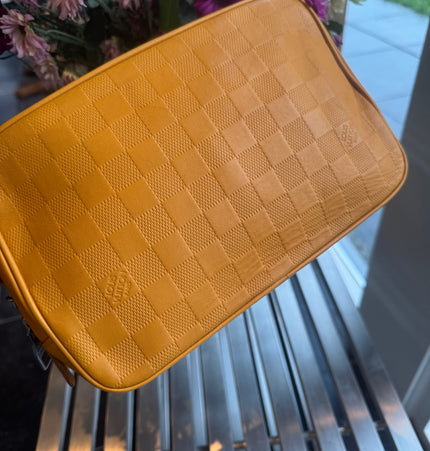 Louis Vuitton leather toiletries bag