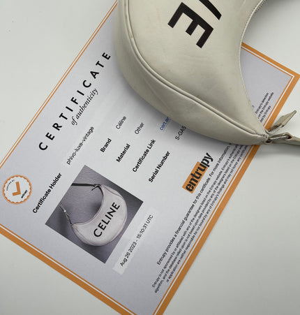 CELINE ava leather shoulder bag