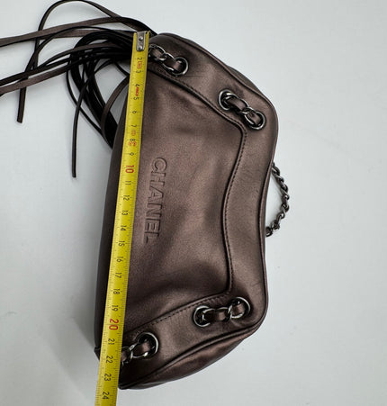 Chanel metallic shoulder bag