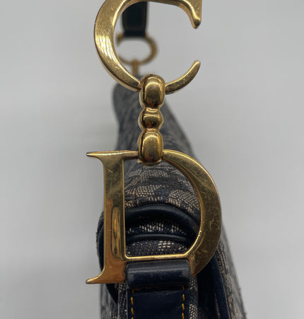 Dior Saddle Denim Schultertasche