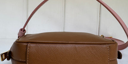Prada saffiano mini crossbody bag