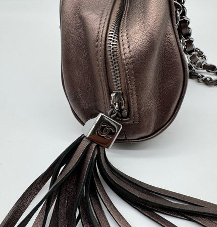 Chanel metallic shoulder bag