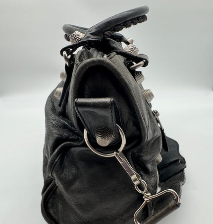 Balenciaga city mettalic shoulder bag