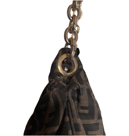 FENDI  large zucca shoulder bag
