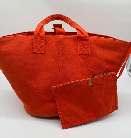 Hermes cloth handbag