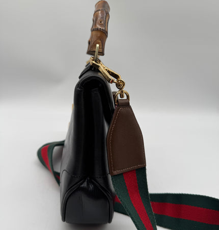 Gucci bamboo top handle vintage handbag