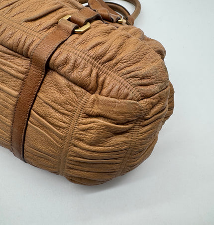 Dior deer skin leather bag