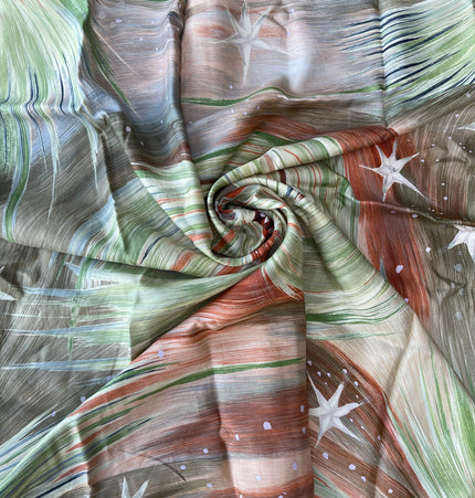 Hermes Feux de Ciel silk scarf