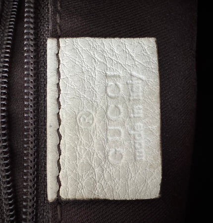 Gucci GG Canvas Shoulder Bag with Heart Charm