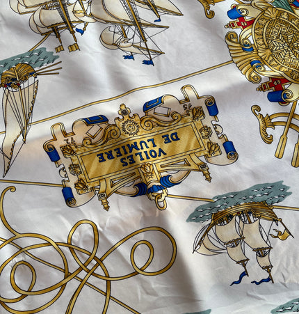 Hermes silk scarf Voiles de Lumiere