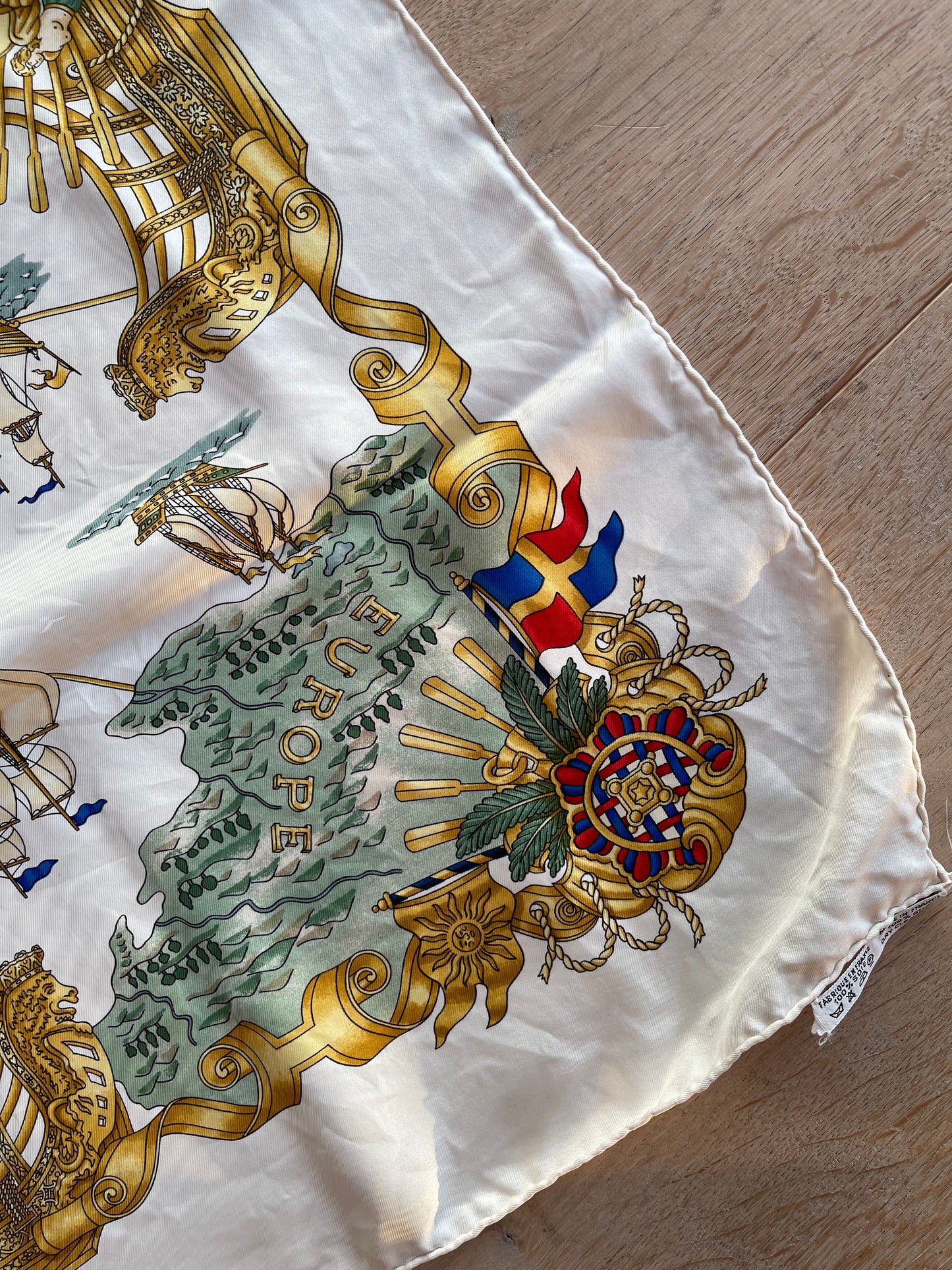 Hermes silk scarf Voiles de Lumiere