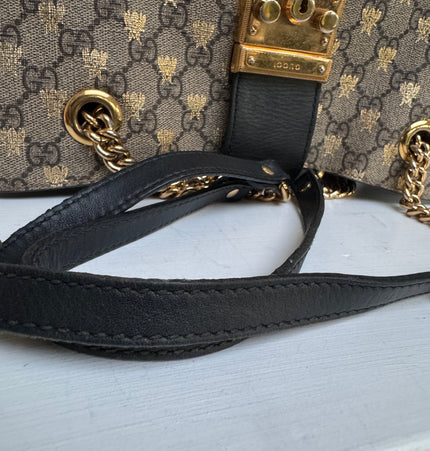 Gucci bee padlock shoulder bag
