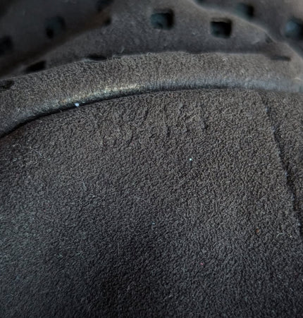 Louis Vuitton limited edition Saumur crossbody perforated black bag