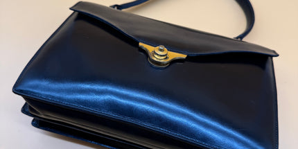 HERMES  vintage leather handbag