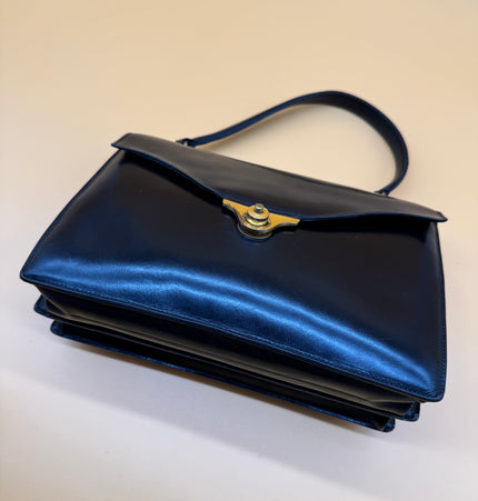 Sac à main vintage en cuir HERMÈS