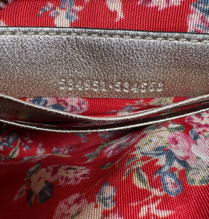 Gucci laminated crossbody bag