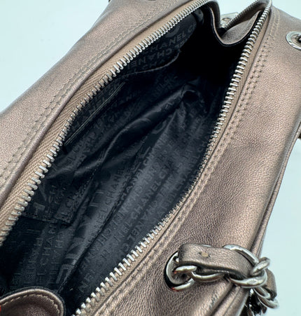 Chanel metallic shoulder bag