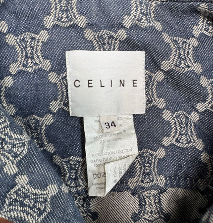 Celine triomphe denim jacket